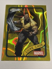 2025 Topps Chrome Marvel Luke Cage Yellow Lava Refractor #111