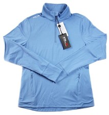 Ralph Lauren RLX Womens 1/4 Zip Top S Long Sleeve Pullover Golf Casual Blue 148