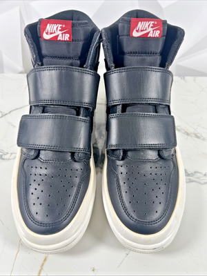 Nike Air Jordan 1 High Double Strap Black Sail AQ7924-001 Size 9.5 