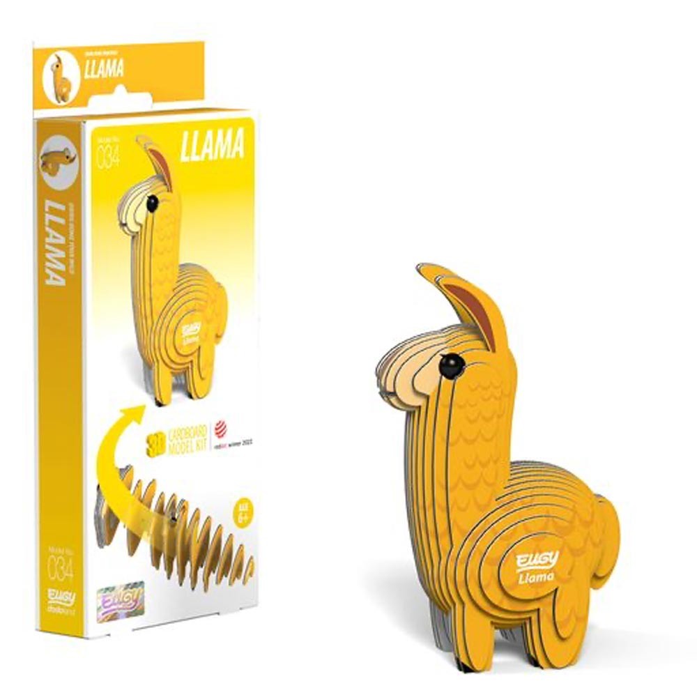 Eugy Unisex Multicolor Llama 3D Craft Kit - Image 3