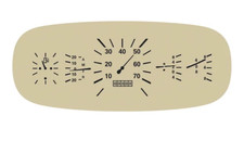 Austin J40 Dashboard Clocks Decal – Austin J40 Pedal Car Parts | MR J40