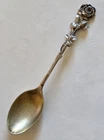 REED & BARTON HARLEQUIN TEA ROSE STERLING DEMITASSE SPOON
