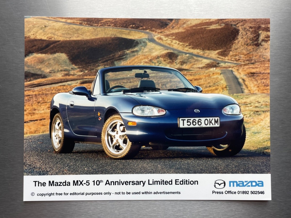 Original Mazda MX-5 10TH Anniversary Limited Edition PRESS PHOTO