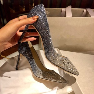 high heel crystal shoes