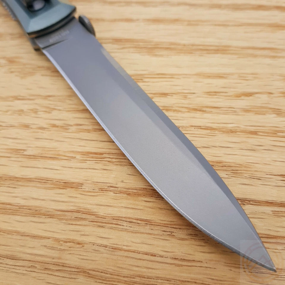 Faca dobrável Rough Ryder forro 3,75" lâmina de aço inoxidável com cabo de alumínio - Imagem 4 de 4