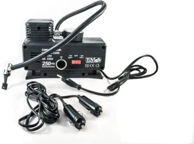 FOYU Mini Compressore Per Canotti Salvagenti Gonfiabili Auto Con Spina 220V e 12V