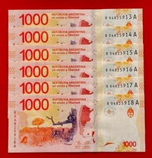 ARGENTINA 1000 PESOS REPLACEMENT (2017-2023) UNCIRCULATED