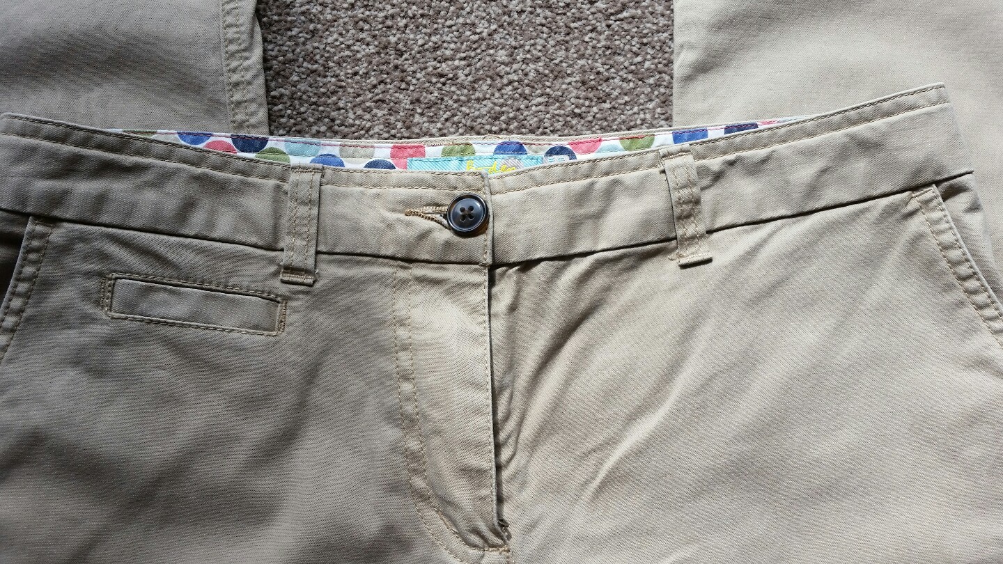 ALTRA BODEN pantalone beige uk 12 R gamba dritta