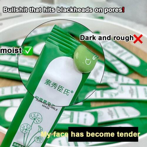 Maschera a bolle purificante profonda 4g*12pcs pulizia pori punti neri maschera a bolle. S7V K5K7 - Foto 3 di 9