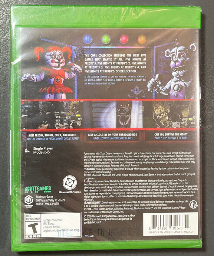 Five Nights At Freddy's: Core Collection - Xbox One/series X : Target