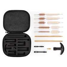 Gun Cleaning Kit Pistol Cleaning with Metal Brushes in Zippered Compact Organize