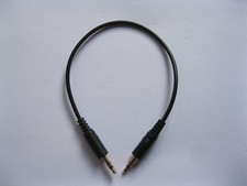 5 pcs Lengh 30cm 3.5mm Gold Plated Stereo Plug Male to Male Audio Cable New
