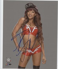 ALICIA FOX WWE DIVA SIGNED PHOTOFILE 8x10 PHOTO AUTOGRAPH w/ COA