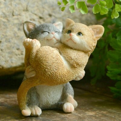 Super Cute Tiny Cat Figurine Decor - Home Garden / Room Miniature Decoration