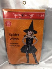 Witch Halloween Costume Witch Hat Dress Belt Adult Dress Up Role Play Party