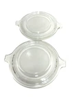Pyrex Vintage clear 1 glass domed lid replacement 681-c-8 7" 2 available