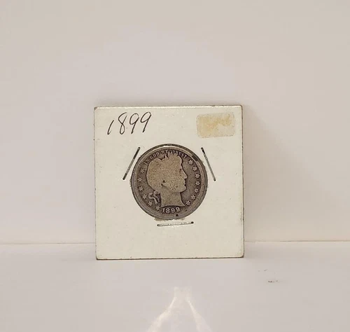1899- 25C-ORIGINAL COLOR & SURFACE- BARBER QUARTER