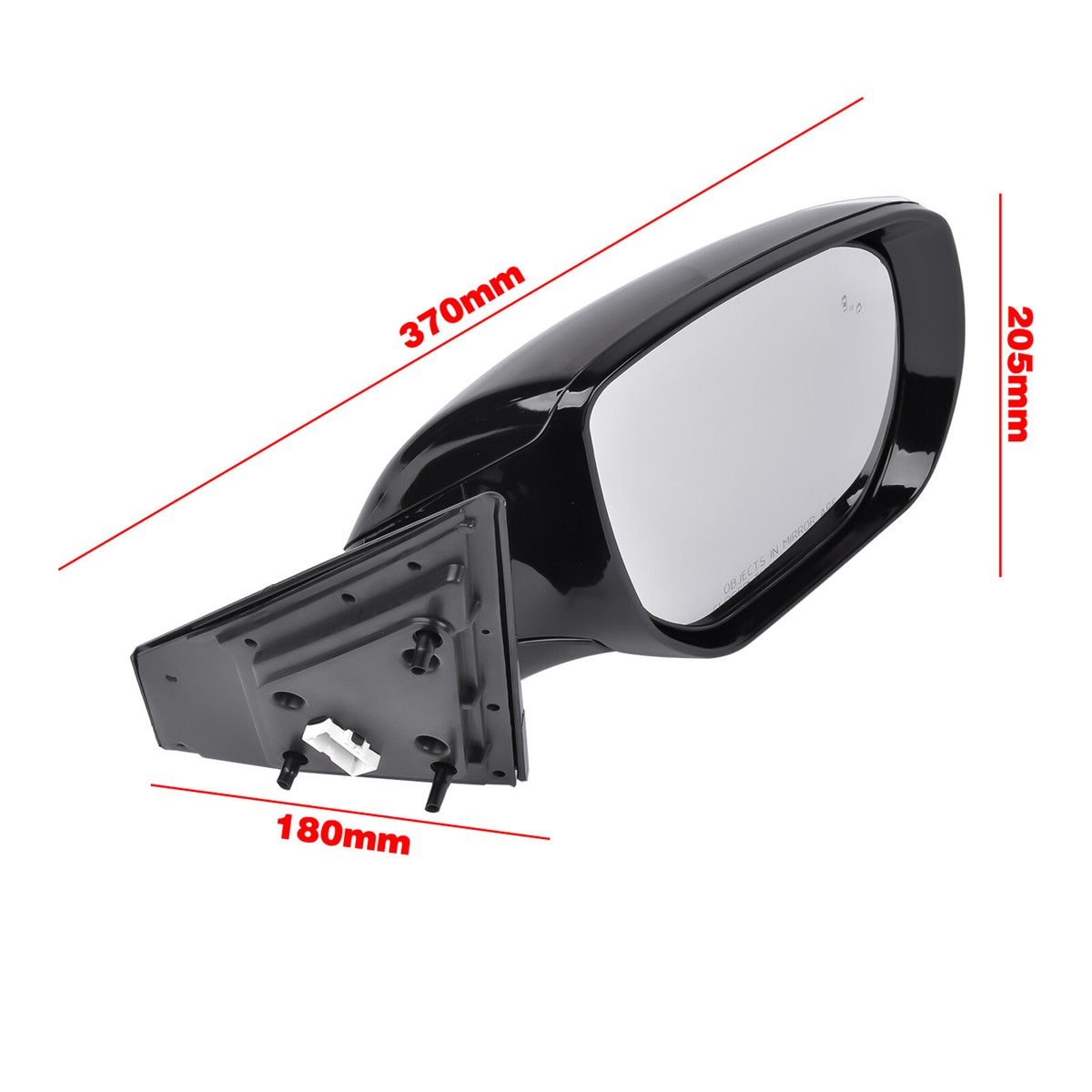 Black Power Mirror Right Side Heated for Hyundai Santa Fe Black Power Mirror Right Side Heated for Hyundai Santa Fe