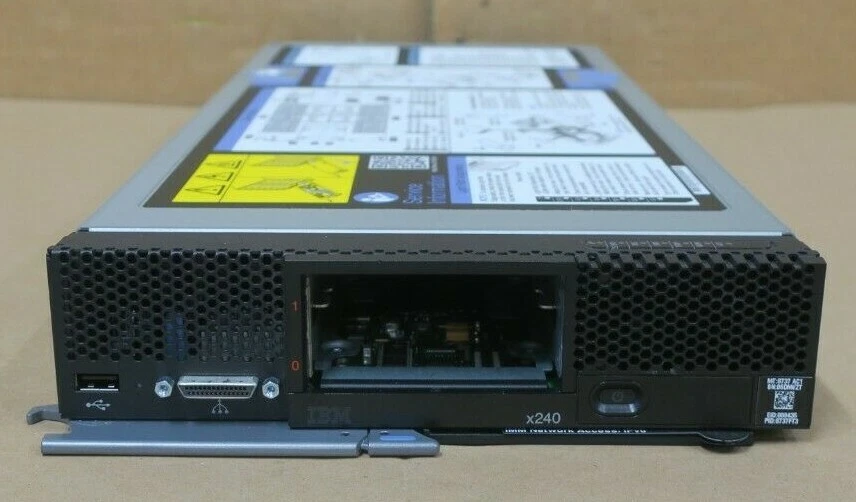 IBM Flex System x240 CTO Compute Node 8737-AC1 2 x heatsinks 10GB Mezz ++ - Image 2 of 4