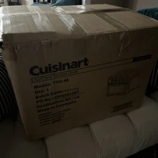Cuisinart Air Fryer Toaster Oven Bake Grill Broil TOA-60 NEW SHIPS FAST