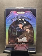 Austin Riley 2022 Panini Prizm Championship Stage Silver Prizm Atlanta Braves