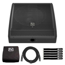 Electro-Voice PXM-12MP 12" Powered Active Black Coaxial Monitor Speaker w Cover