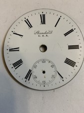 16 Size Standard Pocket Watch Dial Roman  With Dial Feet