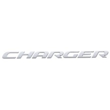 2015-2023 Dodge Charger Nameplate Emblem Badge Satin Silver Charger Oem Mopar 2015-2023 Dodge Charger Nameplate Emblem Badge Satin Silver Charger Oem Mopar