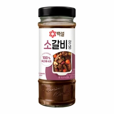  Beksul Korean Beef Galbi BBQ Sauce 500g Sweet Soy Marinade for Ribs