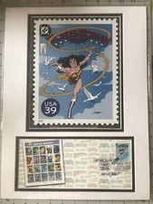 Brand new sealed Wonder Woman 1st Day Issue Print DC Comics Super Heroes