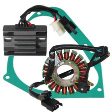 Estator + rectificador de voltaje + junta para Suzuki GS125 GS125E 82-01/GN125 GN125E 83-01