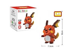 Pokemon Model RAICHU Nanoblock Compatible Micro Brick Blocks with Gift Box Toy