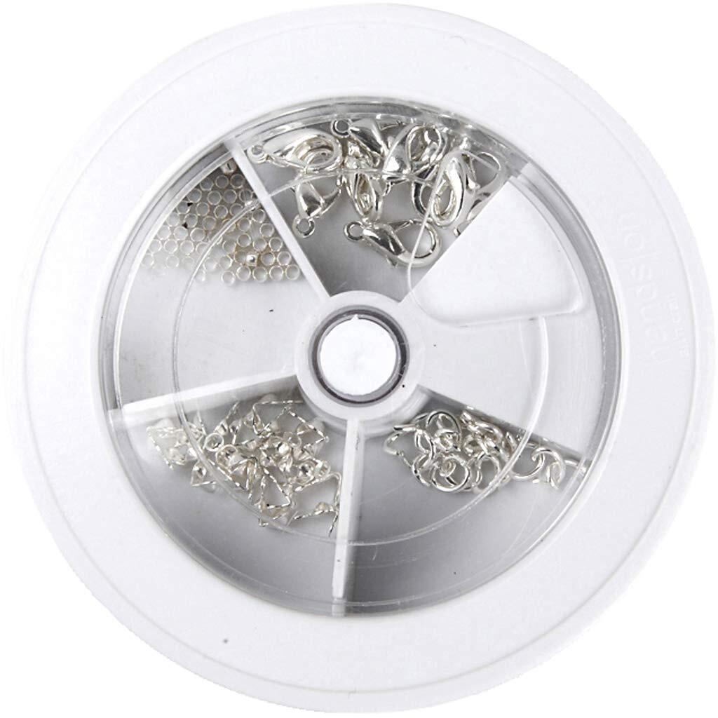 Starter Set Mit Schmuckdraht 1 Set Versilbert NUOVO