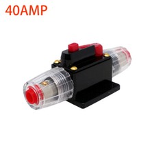 40AMP Circuit Breaker Switch Inverter Reset Fuses For Car Audio RV Stereo