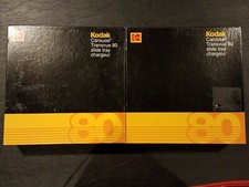LOT OF 2 Kodak Carousel Transvue 80 Slide Trays