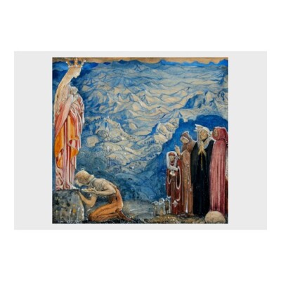 John Bauer - 'The Madonna regains the golden shoe': Poster (16.5'' x 11.7'')