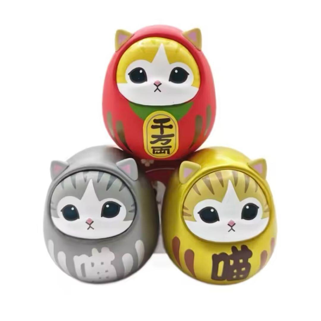 香港限定 モフサンド Mofusand だるま フィギュア 6点セット 【公式通販】