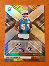 2022 XR Rookie Auto #172 Channing Tindall Georgia Dolphins #'d 189/199