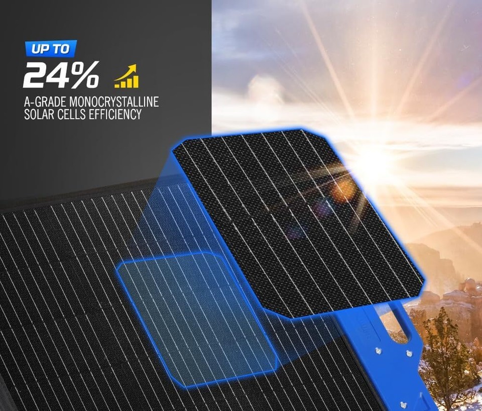 Solar Panel Ebay 300W Solar Panels 18V Foldable Monocrystalline Solar Panel Kit Rv ...