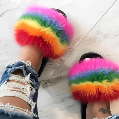 fluffy colorful slides