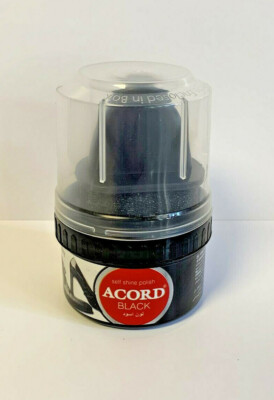 ACORD Schuhcreme 50ml Black Creme self shine polish Schwarz Schuh Politur Paste