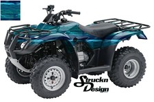 Teal Blue Wavy Water Color Vinyl Graphic Wrap Kit ATV UTV Golf Cart US Made 