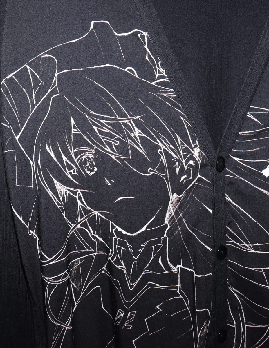 Yohji Yamamoto GroundY Evangelion Asuka Long Cardigan RARE