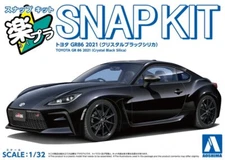 Aoshima 1/32 Scale Model Snap Kit 10-CB Toyota GR86 2021 Crystal Black Silica