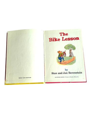 Berenstain Bears The Bike Lesson Book Club Version Book Vintage 1964 - Picture 2 of 9