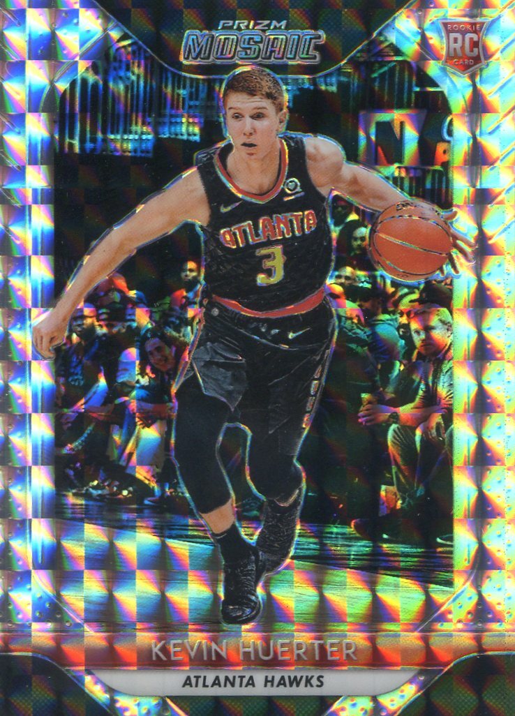 2018-19 Panini Mosaic KEVIN HUERTER RC ROOKIE #54 SILVER MOSAIC PRIZM
