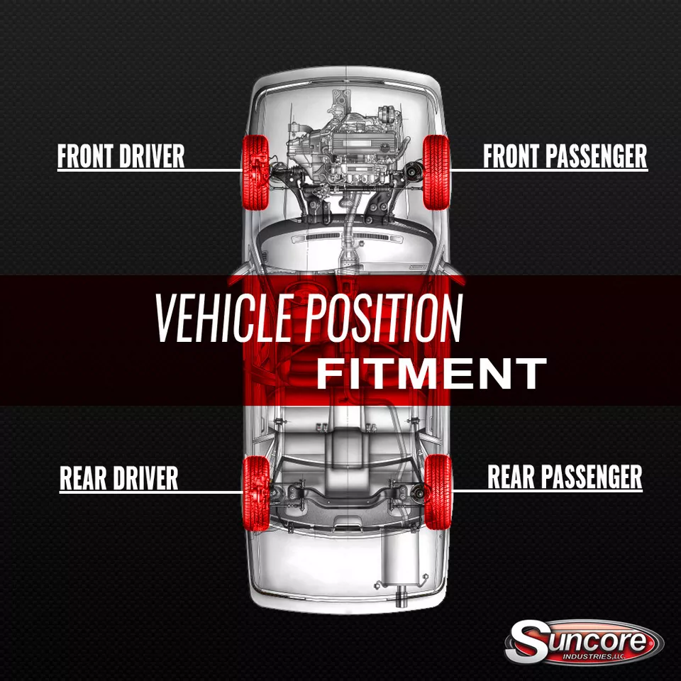 4Pcs Front & Rear Complete Struts shocks for 1993-2002 Toyota Corolla FWD Foto 2 de 4