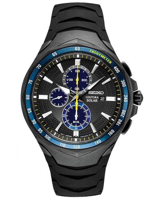 seiko solar jimmie johnson special edition men's chronograph watch