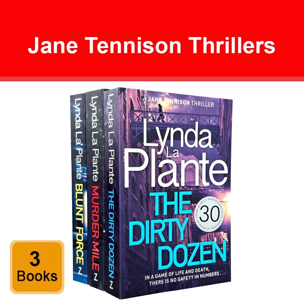Jane Tennison Thrillers (Book 4-6) By Lynda La Plante 3 Books Set Dirty Dozen