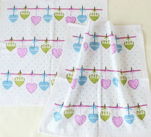 Artículos de cocina, comedor y bar blancos de 100% algodón